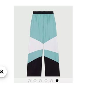 Maje wide leg trouser pants
